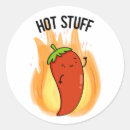 Search for red pepper stickers Hot chilli