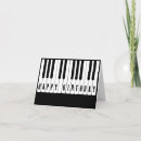 Search for piano birthday cards Jazz