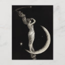 Search for vintage art nouveau postcards Moon