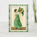 Search for harp of erin postcards Green