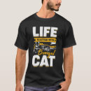 Search for life is better with cats tshirts Pet