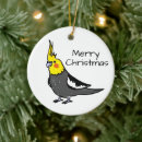 Search for cockatiel christmas tree decorations Cute
