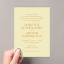 Search for yellow wedding invitations Modern