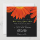 Search for orange gerbera daisy wedding invitations Elegant