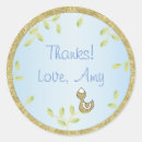 Search for blue and gold baby shower stickers For her