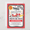 Search for cute race car birthday invitations Racing birthday party