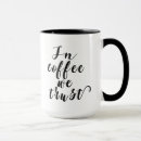 Search for trust in mugs Typography