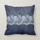 Search for white lace cushions Navy blue
