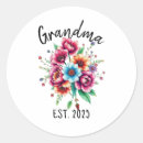 Search for first time grandmother stickers Floral