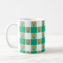Search for yellow gingham mugs Green