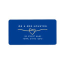 Search for gold heart return address labels Minimalist