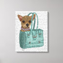 Search for chihuahua dog canvas prints Antique