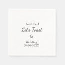 Search for napkin name date wedding napkins Calligraphy typography elegant romantic