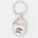 Search for heart drawing key rings Flowers