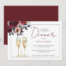 Search for burgundy engagement party invitations Typography