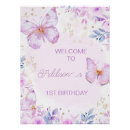 Search for purple welcome signs Whimsical