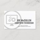 Search for computers business cards Computer technician