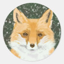Search for fox in snow stickers Animal