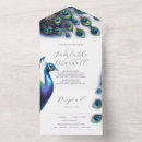 Search for peacocks wedding invitations Couple
