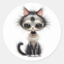 Search for cartoon black cat stickers Feline