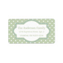 Search for blue dots return address labels Polkadot