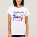 Search for september birthday tshirts Party