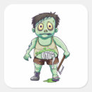 Search for zombie green stickers Monster