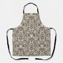 Search for damask aprons Leaves