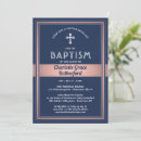 Search for rose gold and navy blue invitations Elegant script