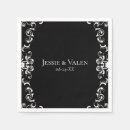 Search for halloween paper napkins Black