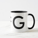 Search for alphabet letters mugs Typographic