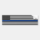 Search for lined bumper stickers Officer