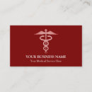 Search for medical symbols business cards Doctor