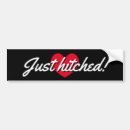 Search for brides bumper stickers Just married