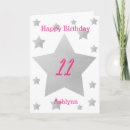 Search for 11 year old girl birthday cards 11th