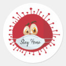 Search for face mask stickers Virus