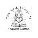 Search for girl reading bookplates This book belongs to