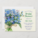 Search for forget me not bridal shower invitations Blue