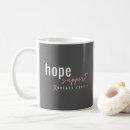 Search for support breast cancer awareness mugs Hope