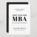 Search for mba graduation invitations announcements Simple