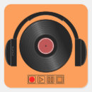 Search for headphones stickers Dj
