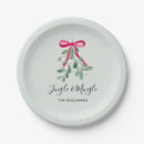 Search for christmas party plates Jingle and mingle
