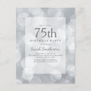 Search for bokeh birthday invitations Modern
