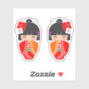 Search for kimono girl stickers Kawaii