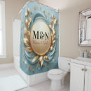 Search for bridal shower curtains Monogrammed