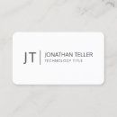 Search for information technology business cards Modern