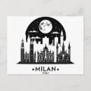 Search for italian cities postcards Milan