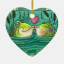 Search for funny frog christmas tree decorations Green