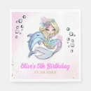 Search for mermaid napkins For her