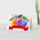 Search for 75 years birthday cards Happy 75th birthday
